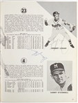1956 Milwaukee Braves Multi Signed Team Yearbook w/ 16 Signatures Including Eddie Mathews, Charlie Root, Del Crandall & More (JSA)