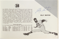1956 Milwaukee Braves Multi Signed Team Yearbook w/ 16 Signatures Including Eddie Mathews, Charlie Root, Del Crandall & More (JSA)