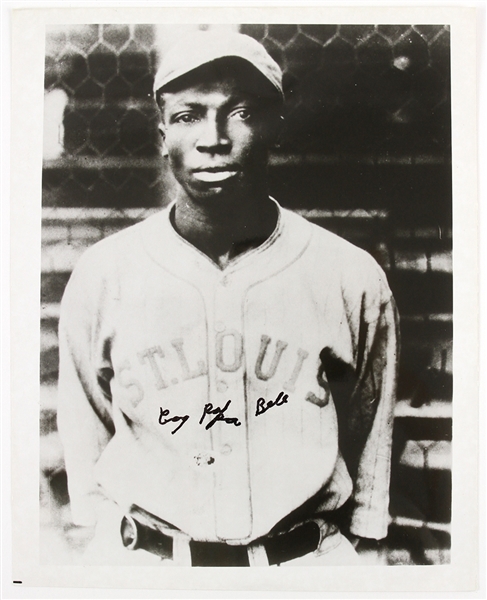 1980s Cool Papa Bell Negro Leagues Signed 8" x 10" Photo (JSA)