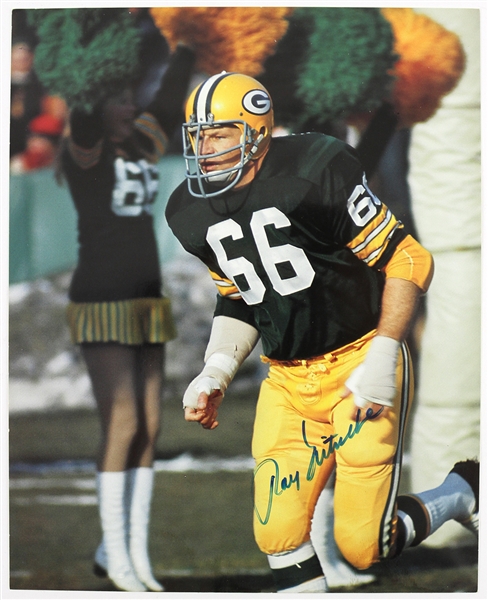 1970s Ray Nitschke Green Bay Packers Signed 8" x 10" Vern Biever Photo (JSA)