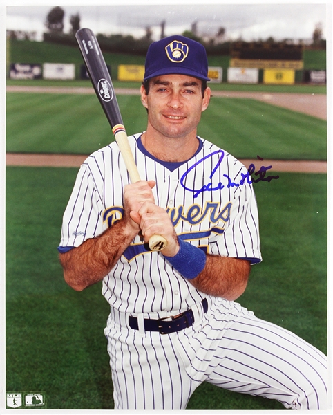 1990s Paul Molitor Milwaukee Brewers Signed 8" x 10" Photo (JSA)