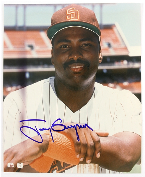 1980s Tony Gwynn San Diego Padres Signed 8" x 10" Photo (JSA)