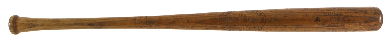 1921-31 George “Babe” Ruth New York Yankees H&B Louisville Slugger Professional Model Bat (MEARS A7.5)