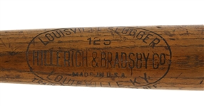 1921-31 George “Babe” Ruth New York Yankees H&B Louisville Slugger Professional Model Bat (MEARS A7.5)