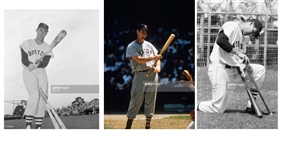1937-1944 Ted Williams Boston Red Sox H&B Louisville Slugger Professional Model Bat (MEARS 9.5) “W/ Fenway Park Bat Rack Marks / Personally Applied Olive Oil and Resin Treatment” 