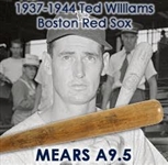 1937-1944 Ted Williams Boston Red Sox H&B Louisville Slugger Professional Model Bat (MEARS 9.5) “W/ Fenway Park Bat Rack Marks / Personally Applied Olive Oil and Resin Treatment” 