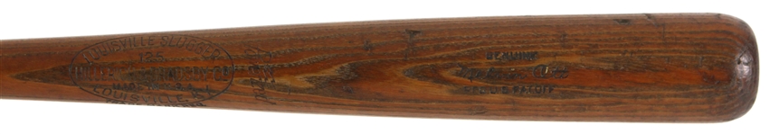 1934-1937 circa Mel Ott New York Giants H&B Louisville Slugger Professional Model Bat (MEARS A7)