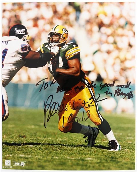 1993-98 Reggie White Green Bay Packers Signed 8" x 10" Photo (JSA)
