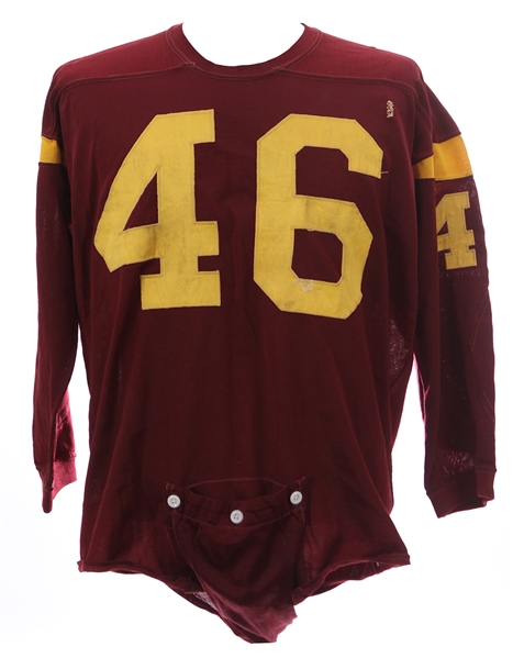 1965 circa USC Trojans Game Worn #46 Home Jersey (MEARS LOA)