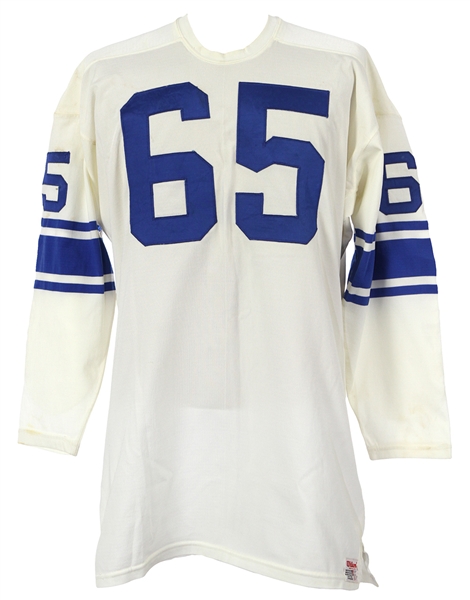 1971-73 Dave Thomposn Detroit Lions Game Worn Road Jersey (MEARS LOA)