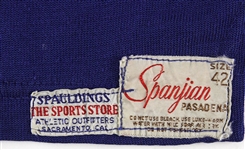 1960's Spanjian #36 Game Worn Football Jersey (MEARS LOA)