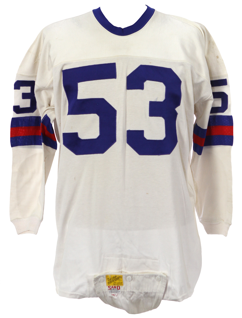 Lot Detail - 1970-71 Greg Larson New York Giants Game Worn Road Jersey  (MEARS LOA)