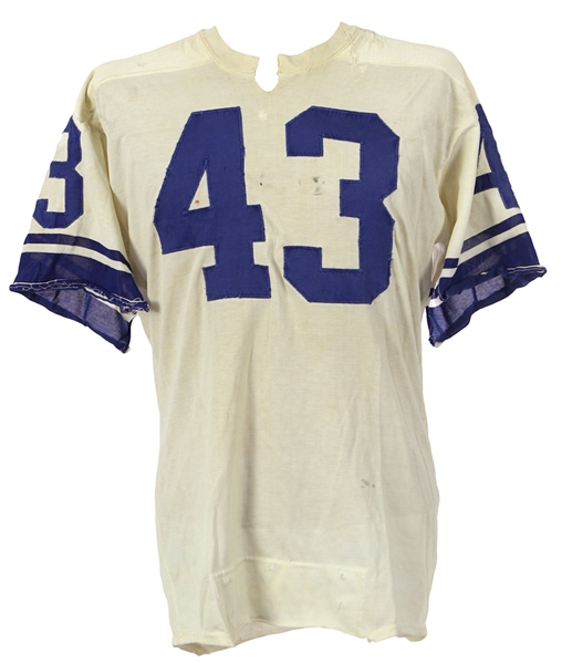 1960s #43 Game Worn Football Jersey (MEARS LOA)