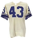 1960s #43 Game Worn Football Jersey (MEARS LOA)