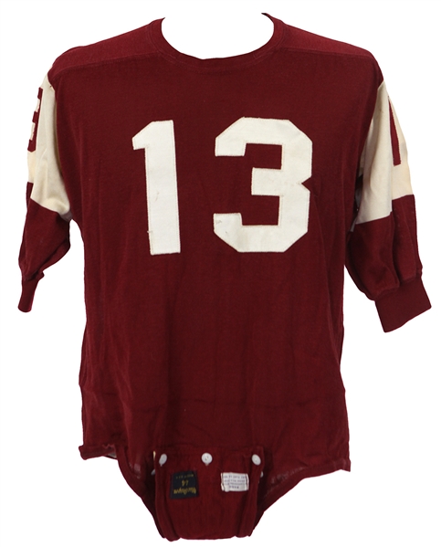 1967-68 MacGregor #13 Game Worn Football Jersey (MEARS LOA) 