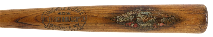 1917-20 Honus Wagner Pittsburgh Pirates H&B Louisville Slugger Professional Model Decal Bat (MEARS LOA)