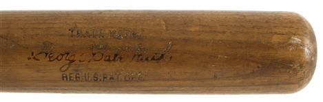 1926 Babe Ruth New York Yankees H&B Louisville Slugger Store Model Bat w/ Vintage Clubhouse Signature