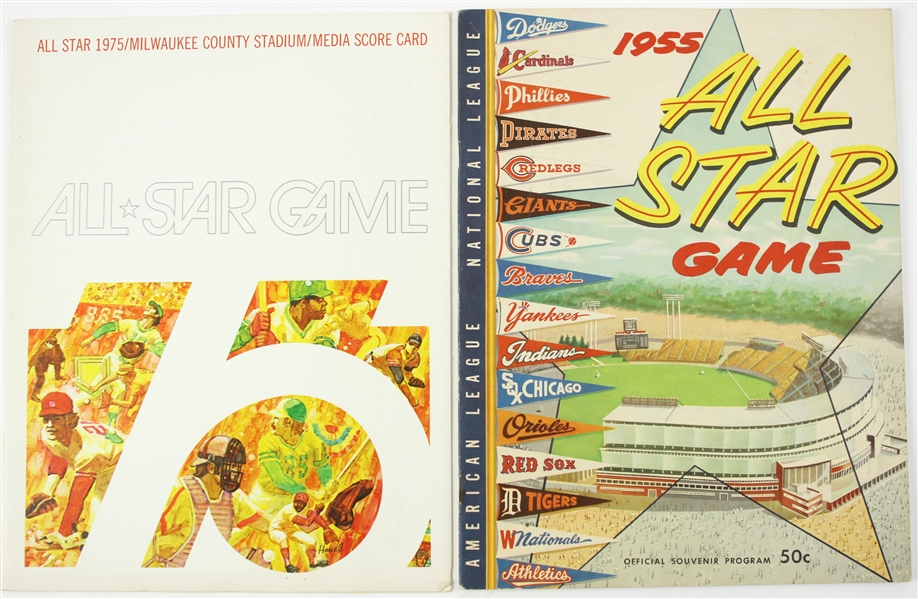 1975 All Star Game at Milwaukee County Stadium Program