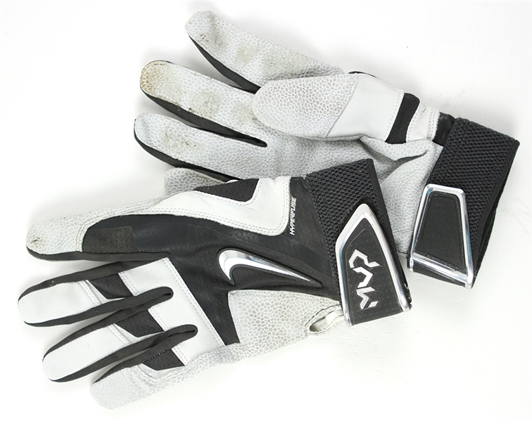 2015 Giancarlo Stanton Miami Marlins Game Worn Batting Gloves (Rich Altman Hollywood Collectibles LOA)