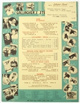 1930-40s Gallagher’s Steak House Sports Star Menu Featuring Gehrig, McGraw, Huggins, Brouthers, Ruth, Mathewson, and many famous race horses.