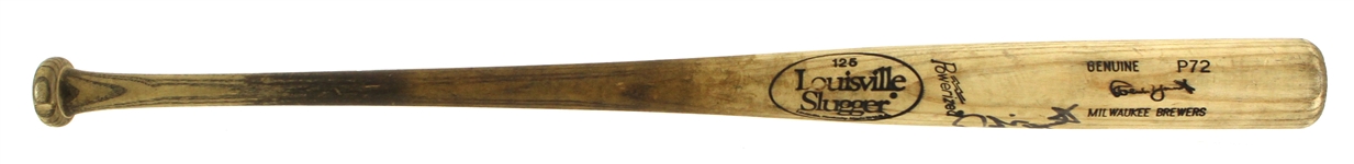 1993-1997 Robin Yount Milwaukee Brewers Louisville Slugger Game Used Bat (MEARS A8) (JSA)