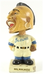 1962 Milwaukee Braves White Base 6.5" Vintage Nodder