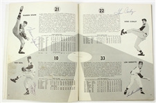 1956 Milwaukee Braves Yearbook Signed by 35 (JSA)