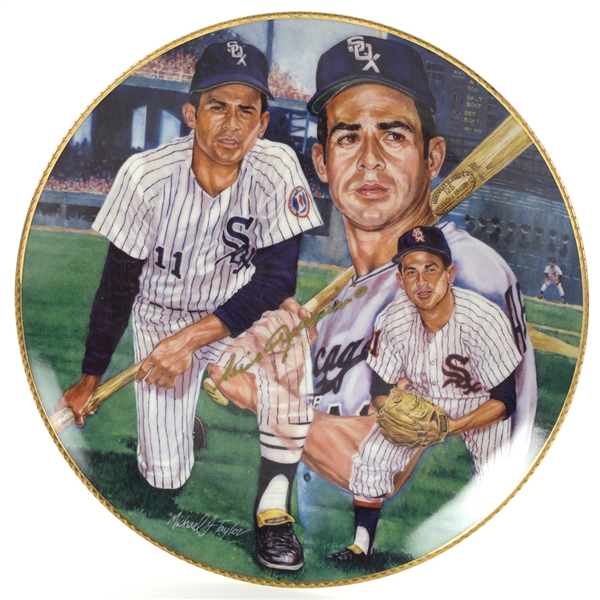 1990 Gartlan Luis Aparicio Pivotman Collectors Plate(JSA)