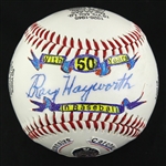 1973 Ray Hayworth Detroit Tigers Signed 50 Years in Baseball Commemorative Baseball (JSA)