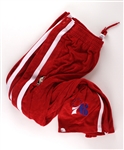 2004 Allen Iverson Philadelphia 76ers Throwback Warmup Suit (MEARS LOA)