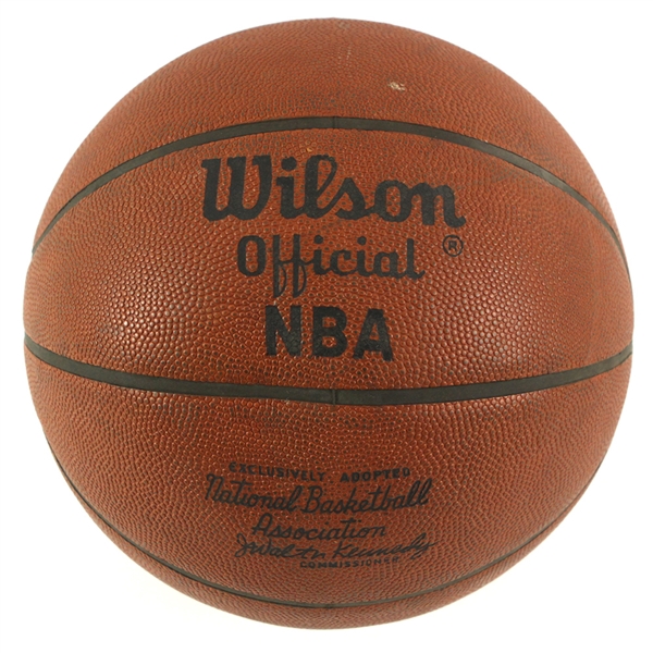 1963-75 Wilson Official NBA J. Walter Kennedy Game Used Basketball (MEARS LOA)