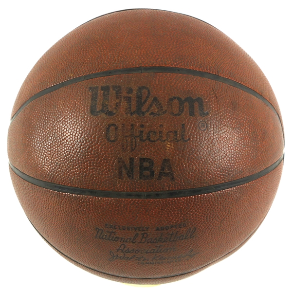 1963-75 Wilson Official NBA J. Walter Kennedy Game Used Basketball (MEARS LOA)