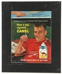 1962 Roger Maris New York Yankees 15" x 18" Matted Camel Cigarettes Advertisement