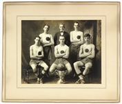 1917 Basketball Champs 12" x 14" Matted Studio Portrait