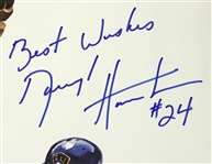1993 Darryl Hamilton Milwaukee Brewers Signed 25 x 33 Lithographs - Lot of 4 (JSA)