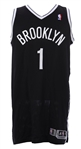 2014 (January 16) Mason Plumlee Brooklyn Nets Game Worn London Live Jersey (MEARS LOA/MeiGray)