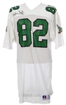 1985-90 Mike Quick Philadelphia Eagle Signed Road Jersey (MEARS LOA/JSA)