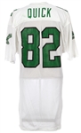 1985-90 Mike Quick Philadelphia Eagle Signed Road Jersey (MEARS LOA/JSA)