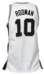 1993-94 Dennis Rodman San Antonio Spurs Game Worn Home Jersey (MEARS LOA)
