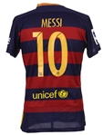 2015 Lionel Messi Barcelona FC Jersey (MEARS LOA)