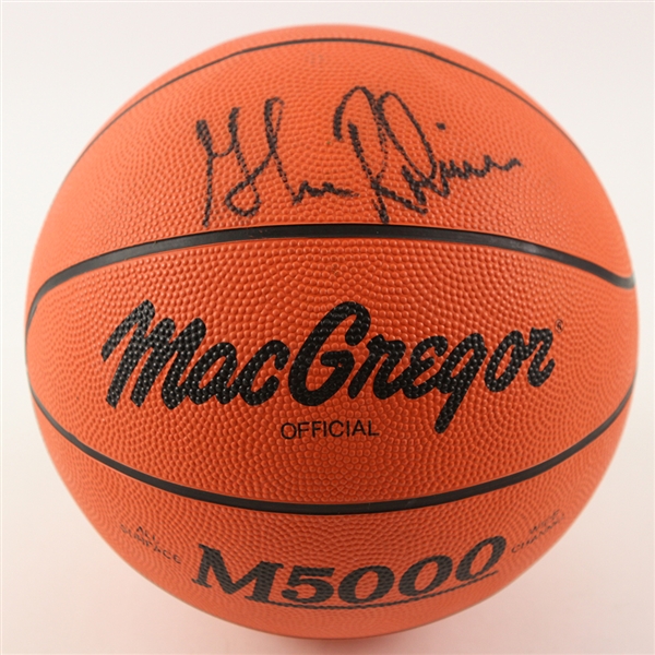 1990s Glenn Robinson Milwaukee Bucks Signed Basketball (JSA)