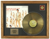 1950's-80's Rock N Roll Framed Gold Plated Record Displays - Lot of 6 w/ Elvis Presley, The Beatles, Bruce Springsteen & More