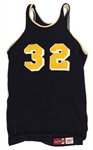 1963-72 Game Worn Rawlings #32 Basketball Jersey (MEARS LOA)  