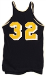 1963-72 Game Worn Rawlings #32 Basketball Jersey (MEARS LOA)  