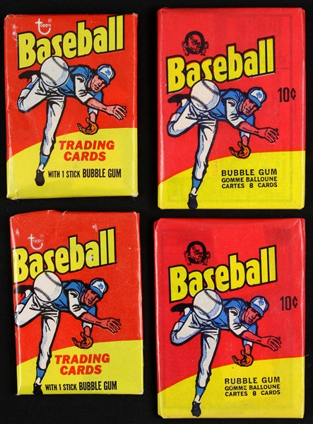 1975 Topps Regular / Mini Unopened Pack (4)