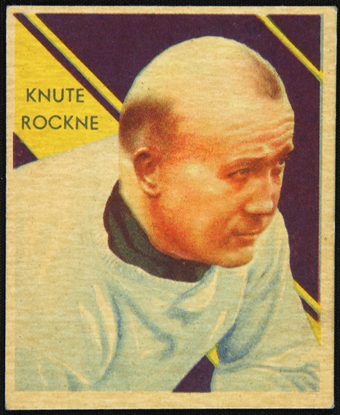 1935 Knute Rockne National Chicle #9 Card