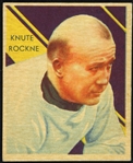 1935 Knute Rockne National Chicle #9 Card