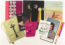 1960s-80s Las Vegas Entertainer Menu Collection - Lot of 9 w/ Tom Jones, Barabara Streisand, Wayne Newton & More