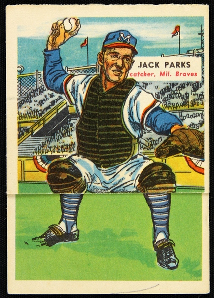 1955 Jack Parks Double Header Card