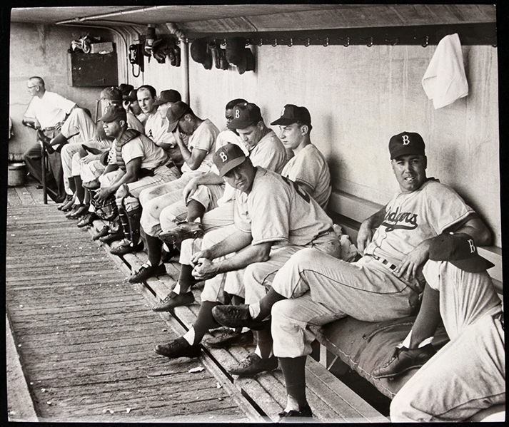 1954 Duke Snider and Brooklyn Dodgers Original 8x10 Photo